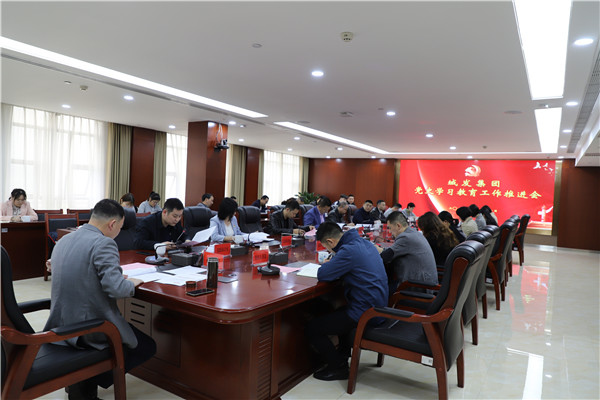 3月31日，城發(fā)集團組織召開黨史學習教育工作推進會。.jpg